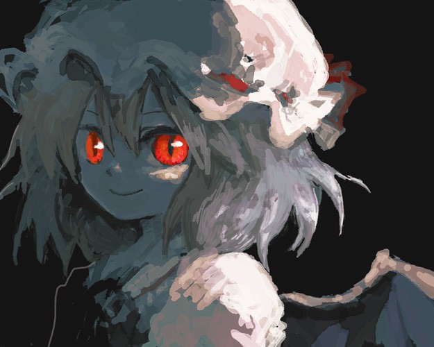 Create meme: Remilia Scarlet, remilia scarlet, Remilia Scarlet art