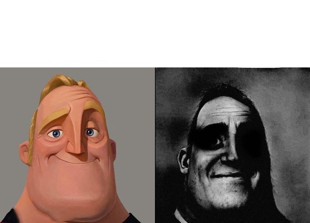 Create meme: the incredibles meme dad, Mr. exceptional meme funny faces, meme characters