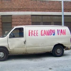 Создать мем: the van, фургон мем, фургон free candy