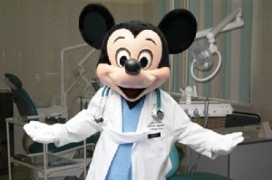 Create meme: Dr., Dr. Mickey, Mickey at the doctor