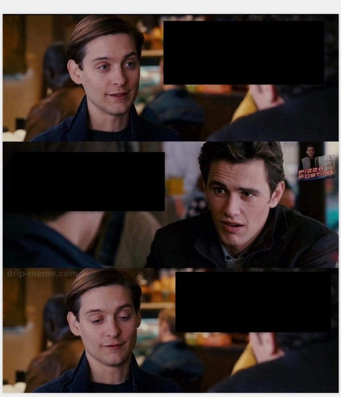 Create meme: Peter Parker Tobey Maguire, Toby Maguire , harry osborn hobgoblin