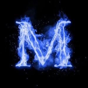 Create meme: fire letters, fiery letter m, fire letter n