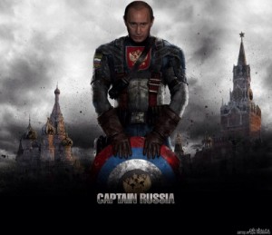 Create meme: captain America, vladimir putin, russia