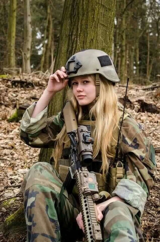 Create meme: girl army, military girls, girls' military uniforms