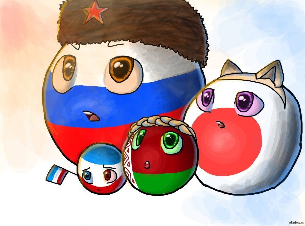 Создать мем: countryballs союзное государство, кантриболз россии, кантриболз италия