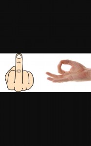 Создать мем: средний палец эскиз, фак двумя руками, фак палец