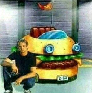 Create meme: burger machine, burger mobile, a frame from the movie