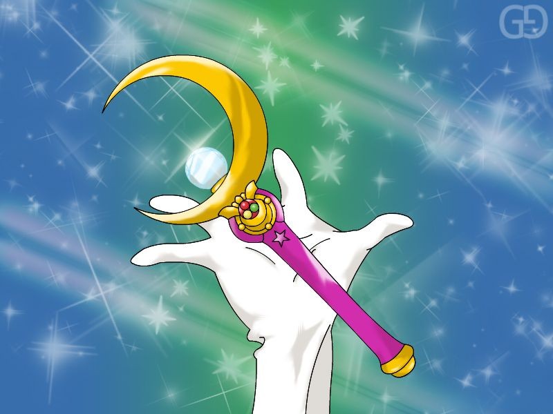 Create meme: sailor moon wand, Moon wand sailor moon, The sailor Moon wand