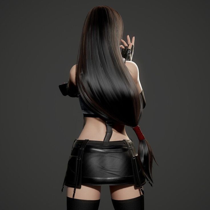 Create meme: Tifa Lockhart, Tifa Lockhart action figure from Final Fantasy 7, Tifa Lockhart 3d