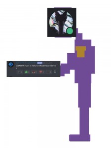 Create meme: purple man, purple guy, purple pixel guy