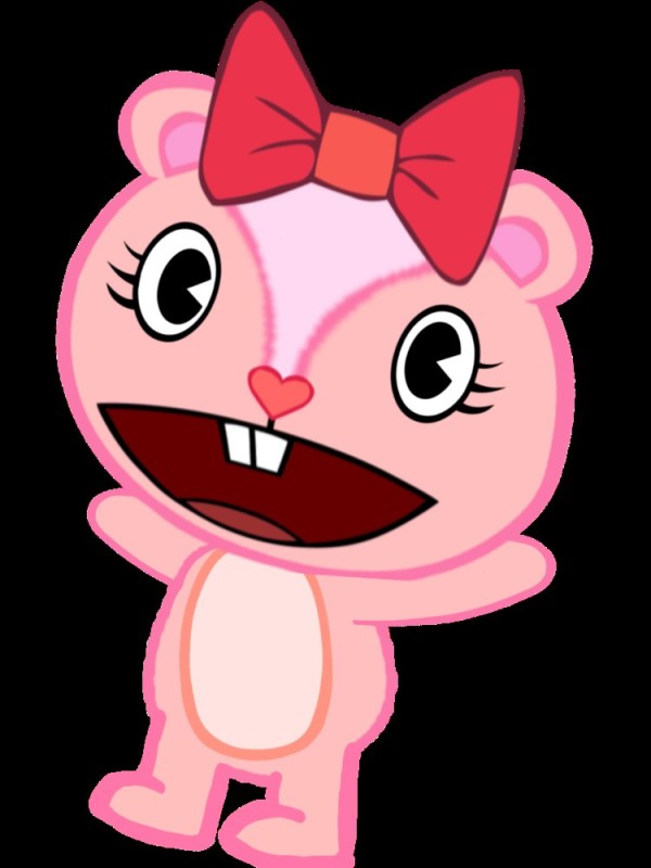 Create meme: happy three friends giggles, happy tree friends giggles, Happy tree friends game of smoochies