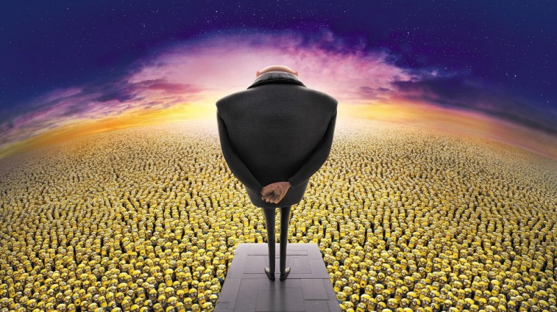 Create meme: meme GRU, me2 despicable, with deep meaning