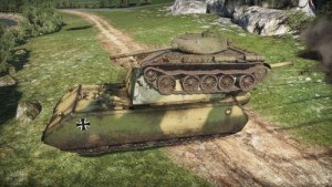 Создать мем: tiger ii, war thunder, tank