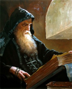 Создать мем: православный монах, монах симеон афонский, преподобный авель прорицатель