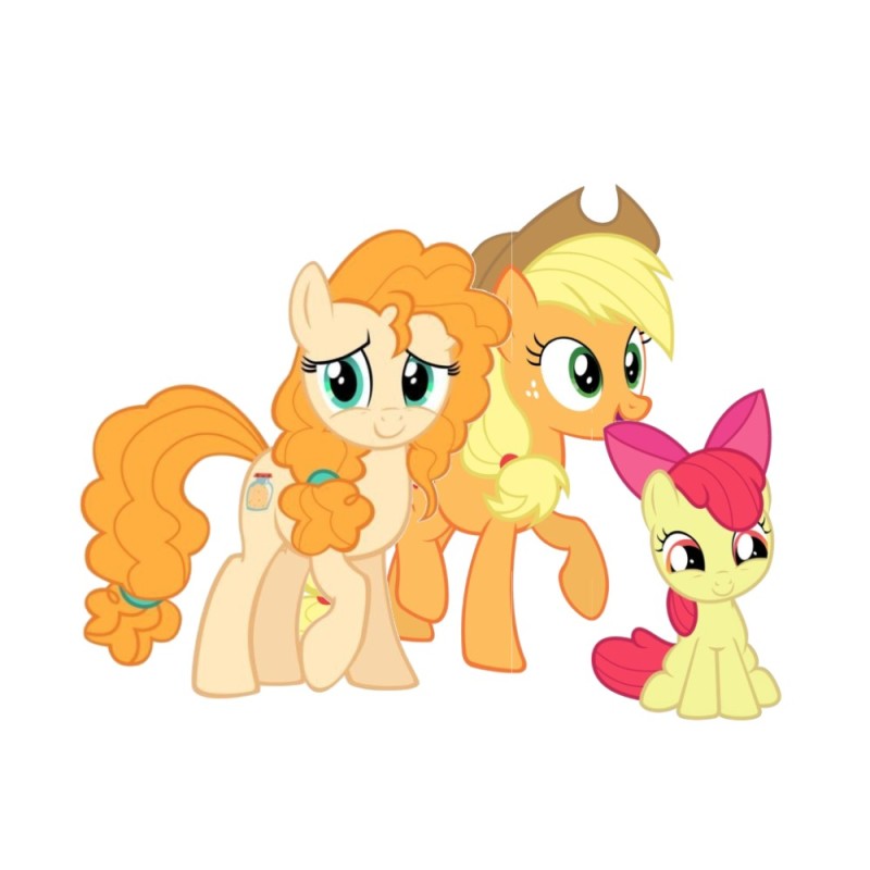 Create meme: Pony parents of Apple Jack, Apple Jack's parents, Pea Butter