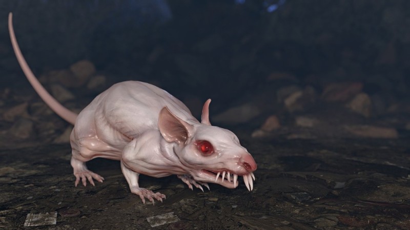 Create meme: The rat is a ghoul, the rat mutant, Chimera rat