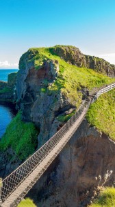 Создать мем: висячий мост каррик-рид, северная ирландия навесной мост, the causeway coast way ирландия