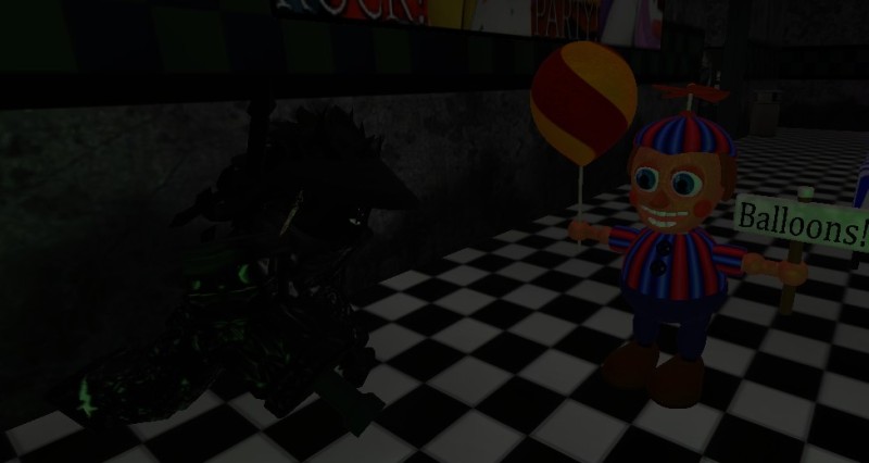 Create meme: old balloon fight, five nights at freddy's, nightmare balloon fight