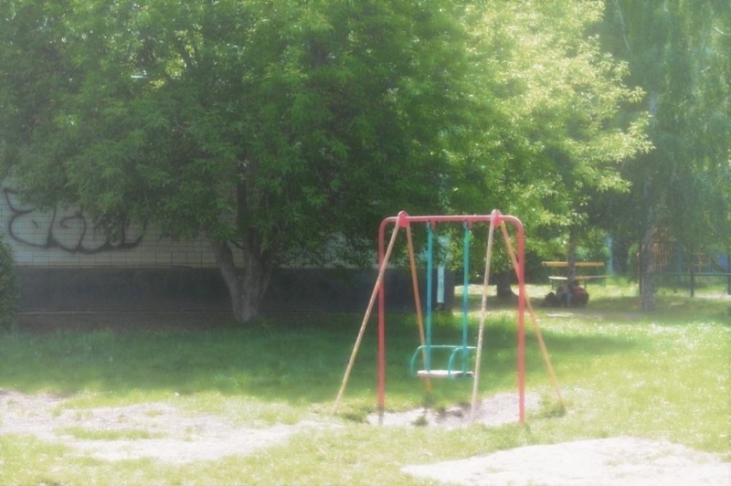 Create meme: children's yard swing, swing , swing in the yard