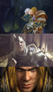 Create meme: Arthas Warcraft, universe of warcraft, Terenas Menethil