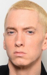Create meme: Eminem haircut 2018, Eminem hairstyle, Eminem face