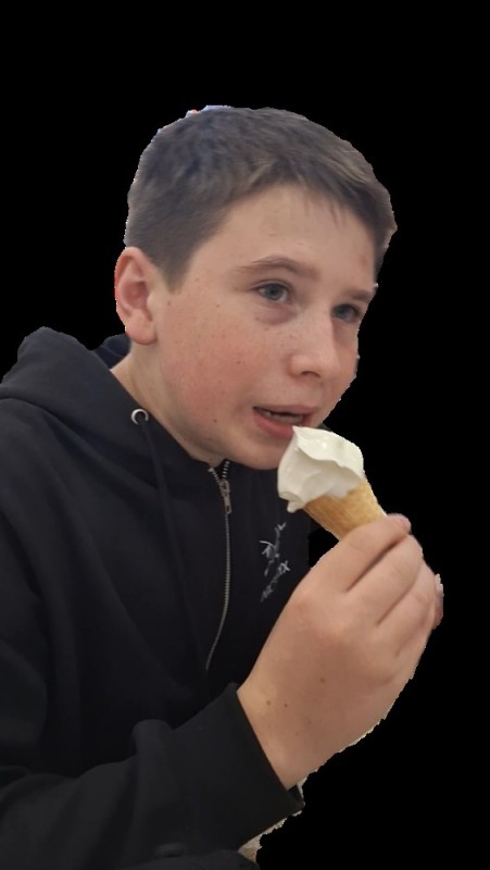 Create meme: ice cream , real boys , kid 