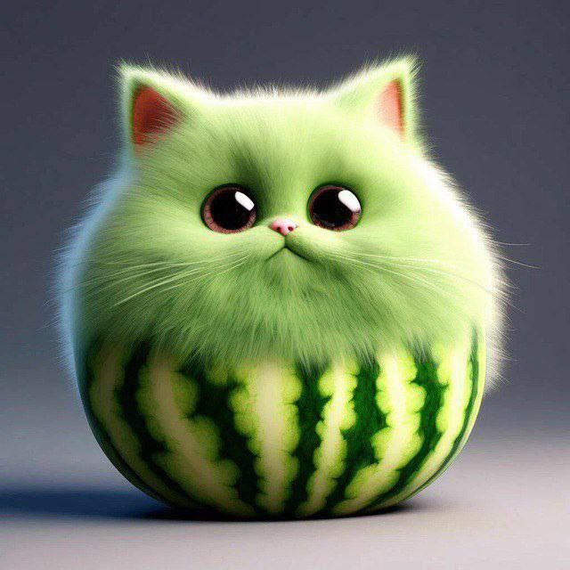 Create meme: cute cats , seals , watermelon is funny