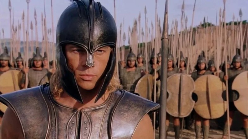 Create meme: Achilles Troy, Troy movie Achilles, Achilles frame from the movie Troy