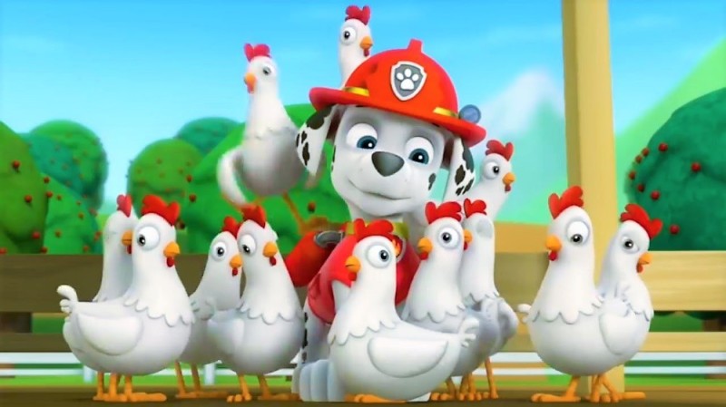 Create meme: puppy patrol chickaletta, Puppy Patrol animated series, Puppy patrol Marshal