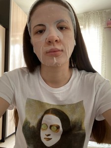 Create meme: cloth mask for the face and eyelids, fabric mask, face