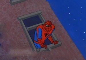 Создать мем: человек паук в окне мем, мемы человек паук, человек-паук