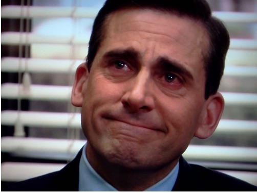 Create meme: Michael Scott The office is crying, Michael Scott, tears of joy meme