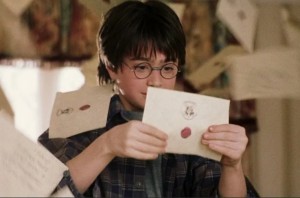 Create meme: letter to Harry Potter from Hogwarts, letter to Harry Potter, Harry Potter