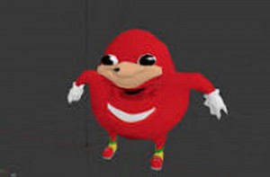 Create meme: Uganda knuckles, knuckles Ugandan, uganda knuckles