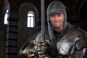 Create meme: knight, knight with sword