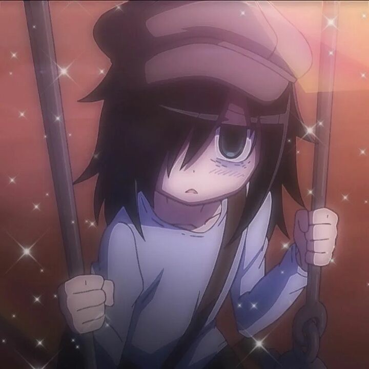 Create meme: Kuroki Tomoko, watamote, Watamote anime