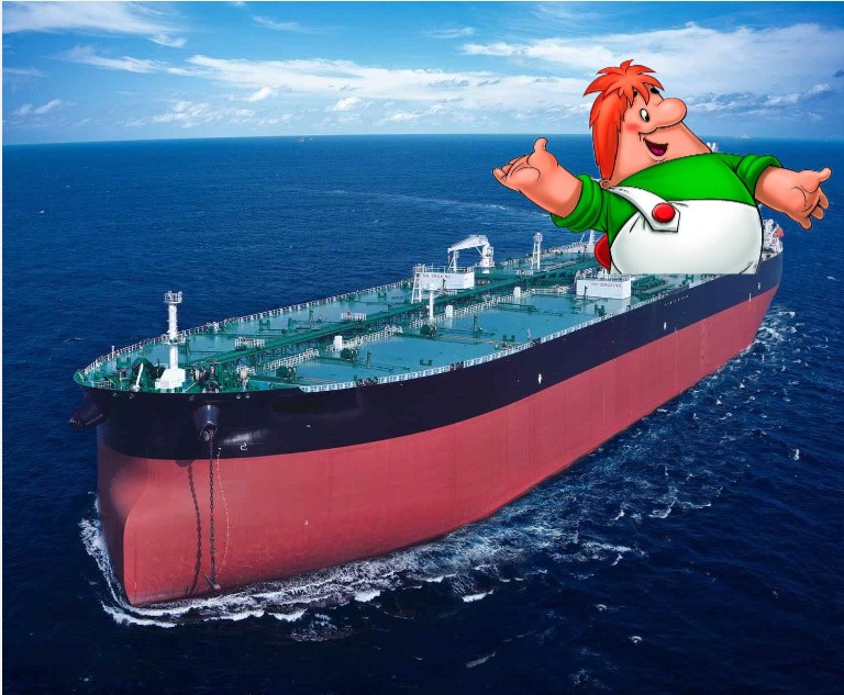 Create meme: oil tanker, VLCC tanker, knock nevis supertanker