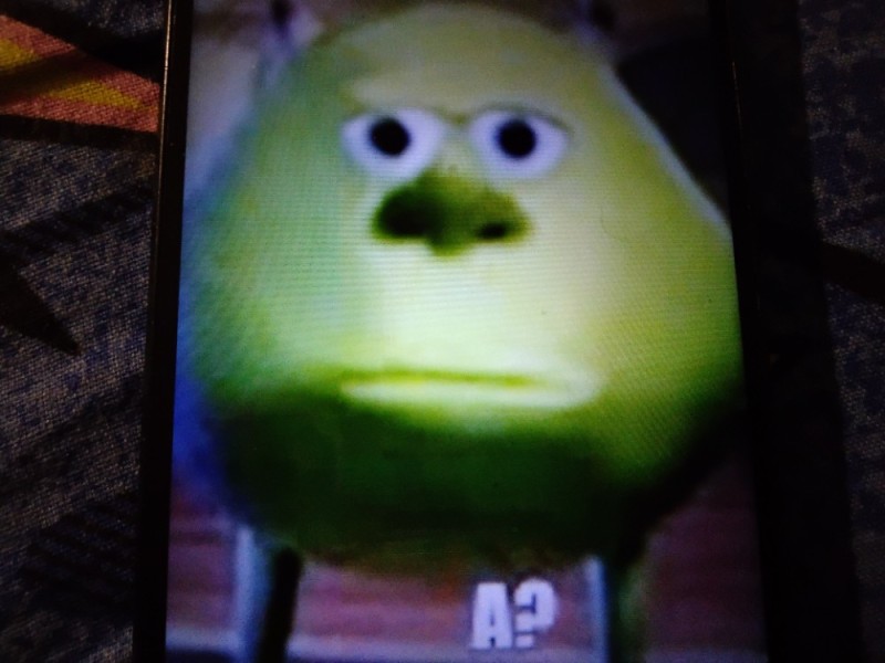 Create meme: Mike wazowski, people, Mike Wazowski with Sally's face