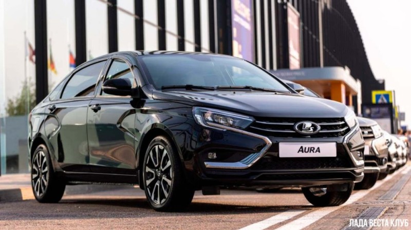 Создать мем: новая lada vesta, лада веста 2023, лада аура 2023