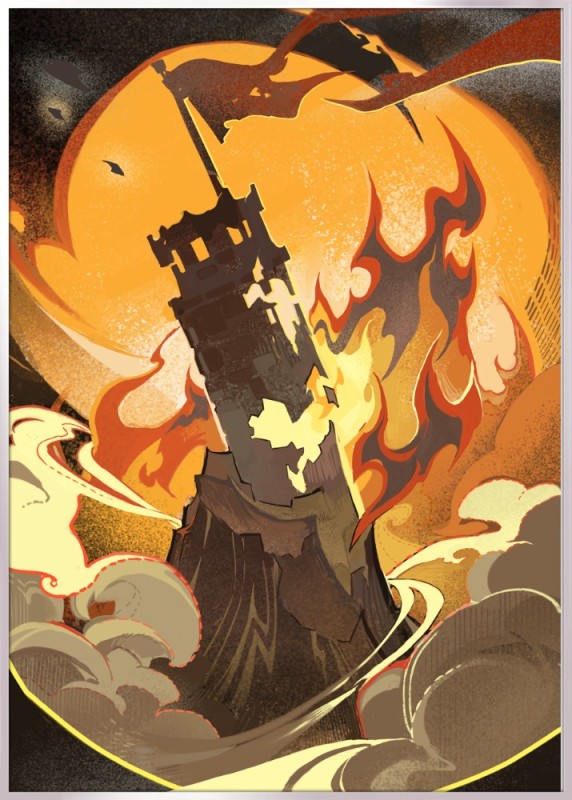 Create meme: The Dark Tower of the Tarot, tarot tower, Hongkai's path of destruction