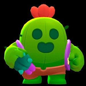 Create meme: spike Bravo stars, brawl stars cactus, the spike brawl