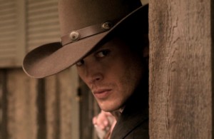 Create meme: Dean Winchester, cowboy, trapped