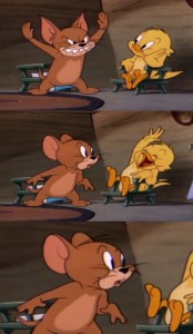 Create meme: Jerry, Tom and Jerry