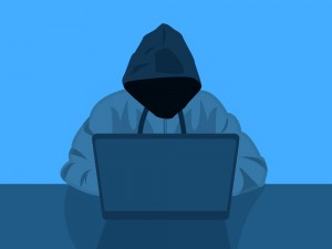 Create meme: hacker, scammers, hacker background
