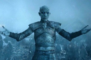 Создать мем: white walker, железный трон, night king