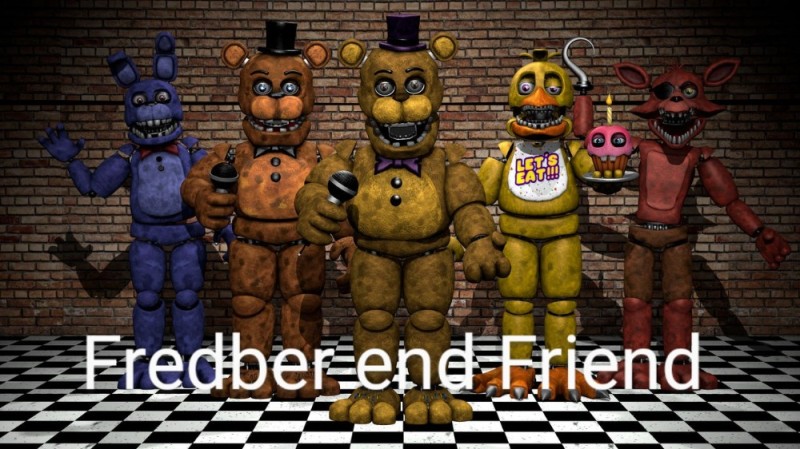 Create meme: animatronics fnaf 1, FNAF old animatronics, FNAF 2 withered freddy