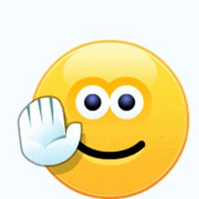 Create meme: smiley face with hands, emoticons large, text 