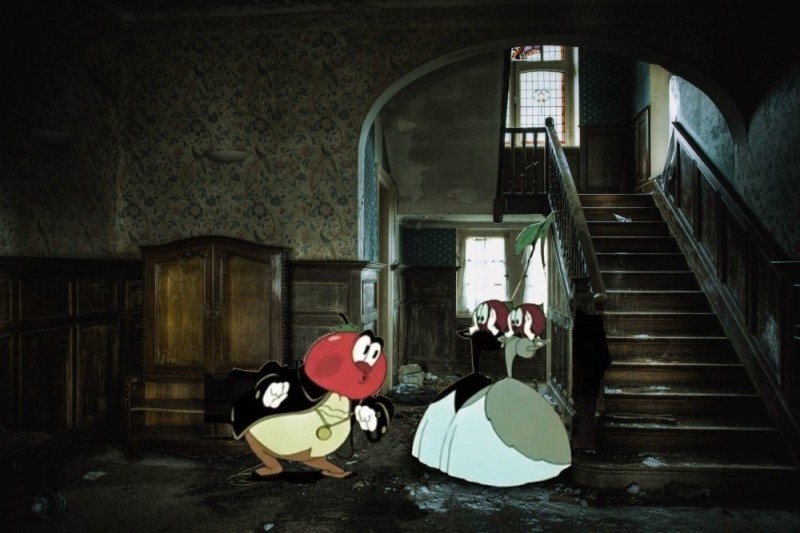 Create meme: The abandoned castle of Halcyon Hall, Countess Cherry Cipollino, cipollino cartoon