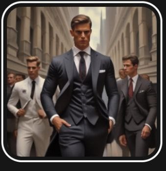Create meme: men's styles, men's high fashion, man suit
