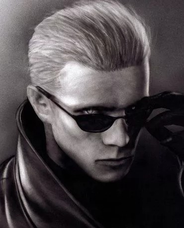 Create meme: albert wesker, albert wesker glasses, albert wesker umbrella chronicles